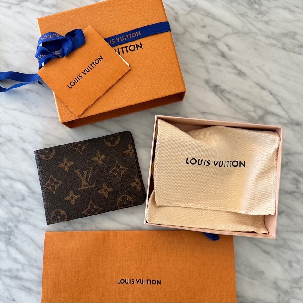 Louis Vuitton Brown Monogram Bifold Wallet